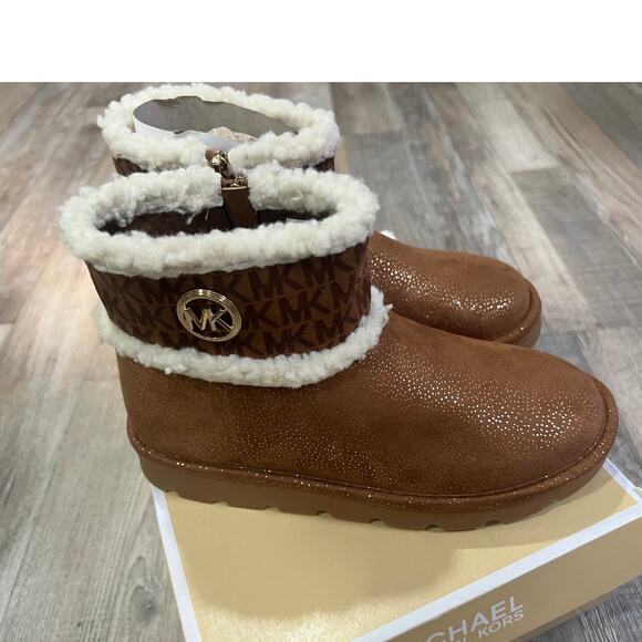 Michael Kors Kids Luxy Laurinda 2 ankle boots Size 3 - Picture 3 of 6